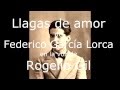 Llagas de amor. Federico García Lorca. Rogelio Gil ...