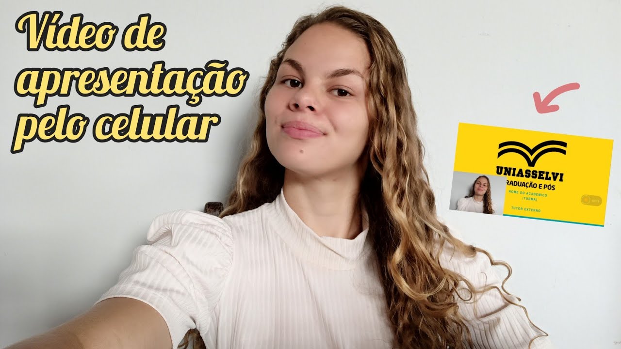 COMO FAZER VIDEO DE SOCIALIZAÇÃO DO PAPER/ESTÁGIO DA UNIASSELVI