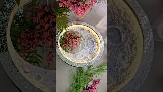 Half moon mirror Lamp😍 #trending #diy #shorts #diyprojects #craft #diycrafts #christmas #viral #moon