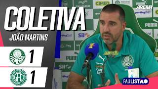 COLETIVA JOÃO MARTINS | AO VIVO | Palmeiras x Guarani - Paulistão 2026