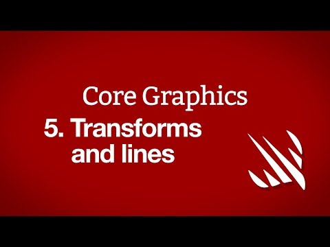 Transforms and lines – Core Graphics, part 5