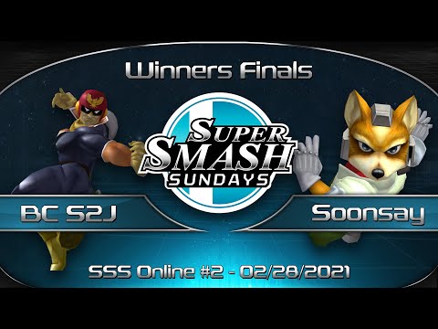 Super Smash Sundays Online #3 S2J (Falcon) vs. Soonsay (Fox) - SSBM Winners Finals
