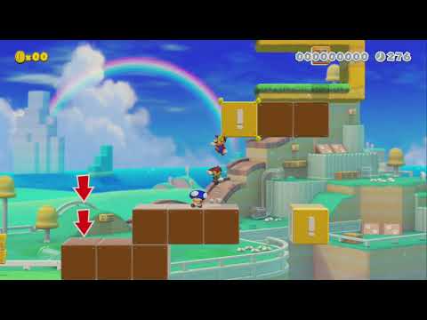 Online Versus ~ ! blocks in 3D world by Mcclintock - Super Mario Maker 2 - No Commentary 1bu