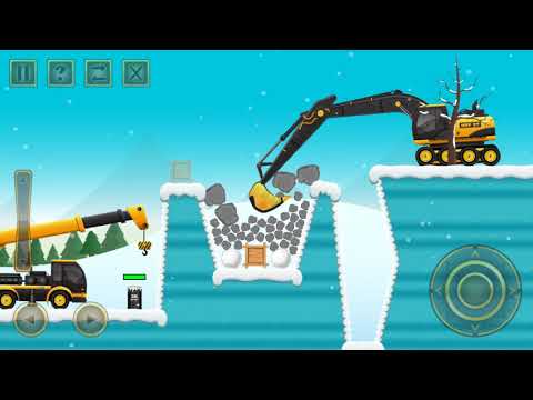 I play a game on construction equipment on a bulldozer and other machines