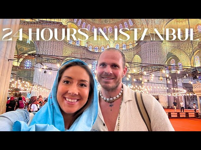 Travel vlog - One Day in Istanbul, Turkey | Blue Mosque, Grand Bazaar, Galata Tower, & More!