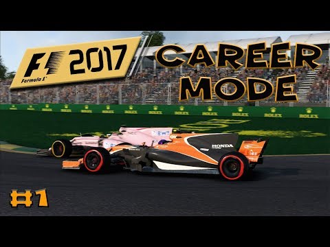 F1 2017 CAREER MODE PART 1 - ALL THE HORSEPOWER!
