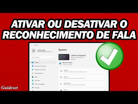 Como Ativar Ou Desativar O Reconhecimento De Fala No Windows 11 | Rápido e Fácil