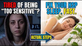 How to Manage High Sensitivity (HSP) and Sleep