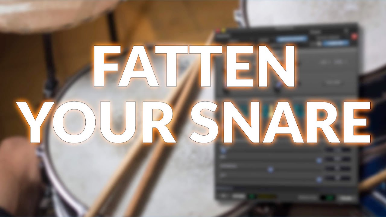 Fatten Your Snare In Pro Tools