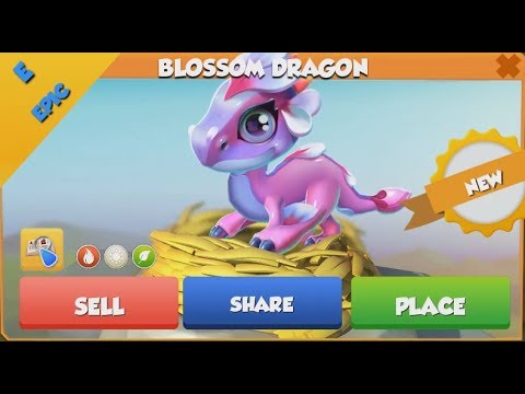 ❤ How to get EPIC BLOSSOM dragon. Dragon mania legends. EPIC BLOSSOM dragon hatched