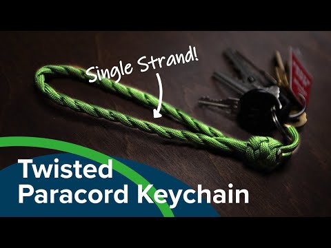 Single Strand Paracord Keychain Tutorial