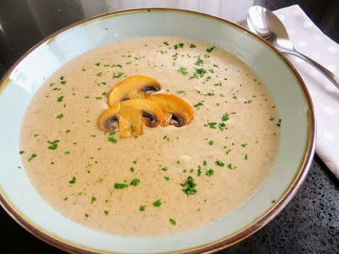 Домашний грибной крем-суп - почти как в ресторане!