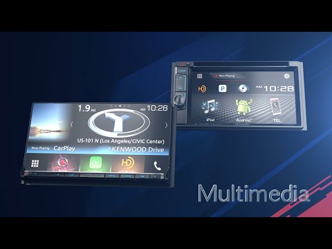 Kenwood Car Stereo, Apple CarPlay, Android Auto, Sat Nav Movie 2016