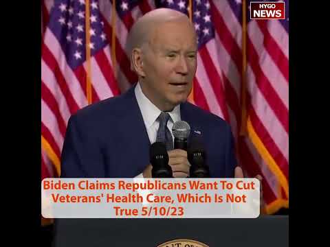 Biden Claims Republicans Cut Veterans' Health Care $22B; Cites "1,000 Billionaires"