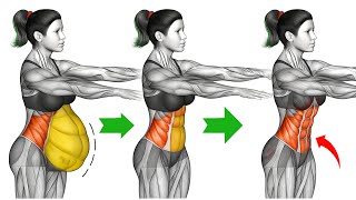 Burn Hanging Belly Fat Fast at Home | 30 Min Standing Workout for Women to Slim Waist & Lose Weight