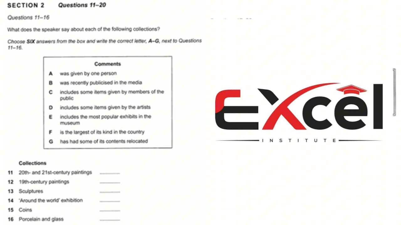 CAMBRIDGE 11 LISTENING TEST 4 SECTION 2 COMMENTS