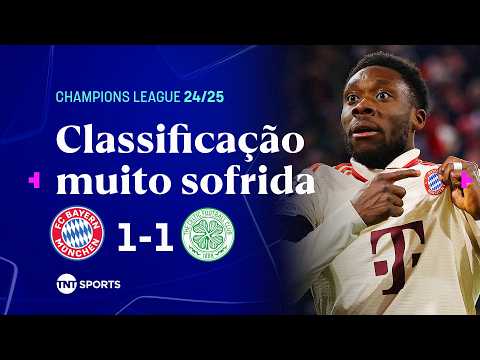 Gols e lances de Bayern x Celtic