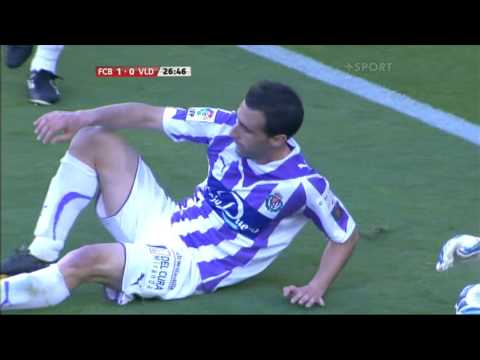 09/10: Barca vs Valladolid 1:0 Luis Prieto - samobój