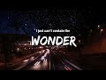 Can't Contain the Wonder