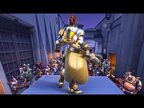 1 BUFFED Top 500 BRIGITTE vs *10* Bronze Players - Who wins?! (PART 2 ft. Violet)