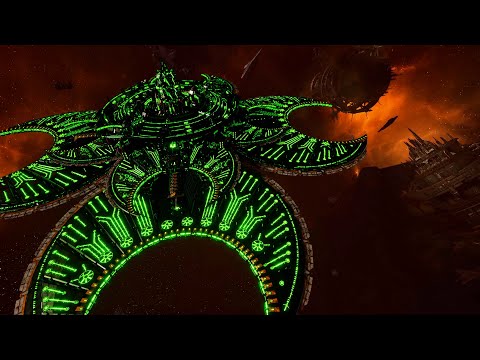 Skalgrim Mod 2020: Necrons vs Adeptus Mechanicus! - Massive Battle, Battlefleet Gothic Armada 2
