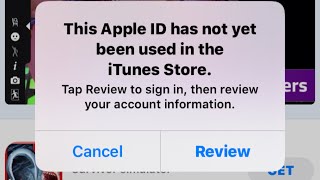 Review Apple ID ( Fixed This Apple iD Has Not Yet Been Used in The iTunes Store ( Latest 2022 )