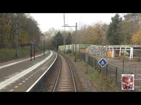 Riding with the train driver from Haarlem to Zandvoort.