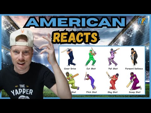AMERICAN LEARNS CRICKET | EVERY CRICKET SHOT EXPLAINED || REAL FANS SPORTS
