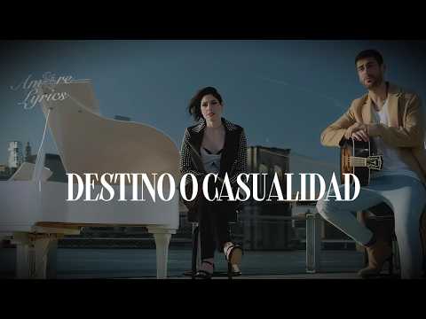 Melendi, Ha*Ash - Destino o casualidad (LETRA) || Dos extraños bailando bajo la luna