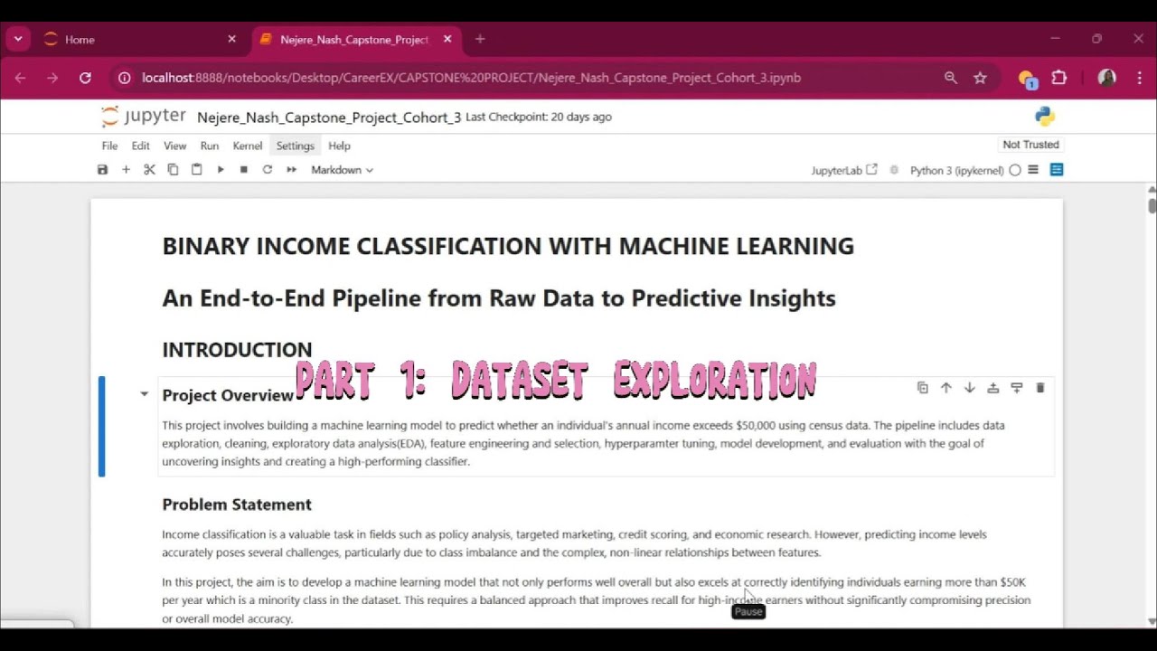 Part 1: Data Exploration | Income Class Prediction Project (Machine Learning with Python)
