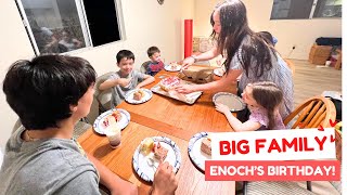 Notre première fête d'anniversaire dans la nouvelle maison !