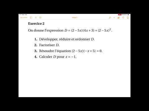 Développer en utilisant la double distributivité (1)