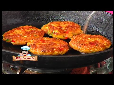 Fishcake with Peanut Butter Sauce Recipe | What a Taste | Vanitha TV