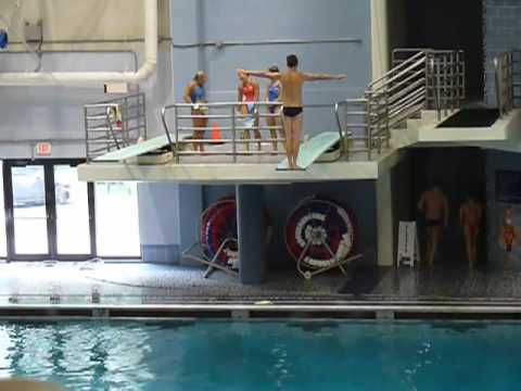 Chris Colwill practicing