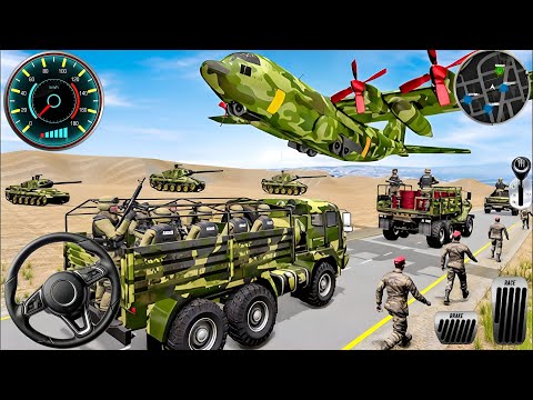Army Truck Driving Cargo Games - US Offroad Army Truck Driving 3D 2025 - Andriod Gameplay