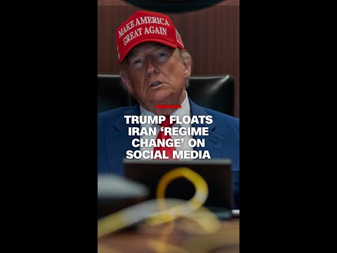 Trump floats Iran 'regime change' on social media