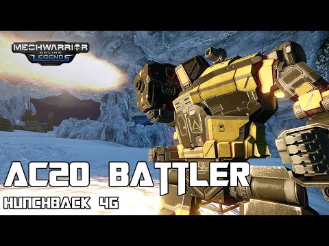 This Shoulder Packs A Rotary AC20 - Hunchback 4G | Mechwarrior Online
