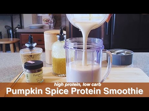 The ULTIMATE Pumpkin Spice Protein Smoothie Recipe for Fall