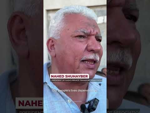 Gaza’s aid truck drivers protest the killing of their colleagues