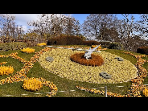 Flower Clock, Geneva, Switzerland