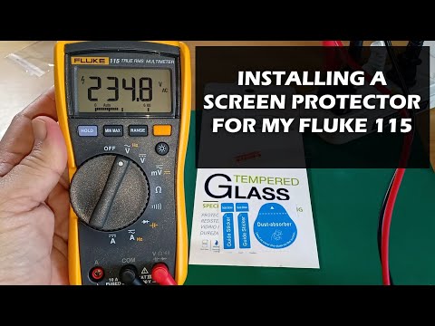 Screen Protector for Fluke 15B+ Installed on Fluke 115 (Also Applies for Fluke 116, Fluke 117)