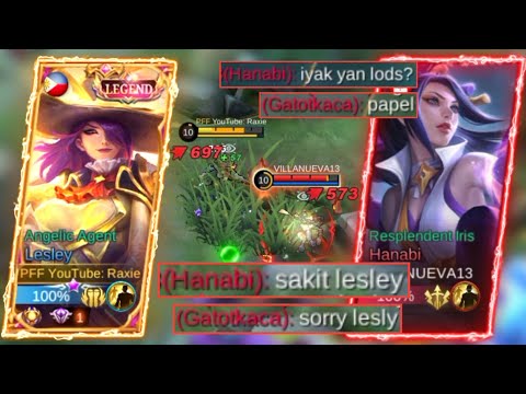 TOP GLOBAL LESLEY VS TRASHTALKER HANABI (MUST WATCH) ENEMIES MAKE FUN OF MY LESLEY AND THIS HAPPEN!