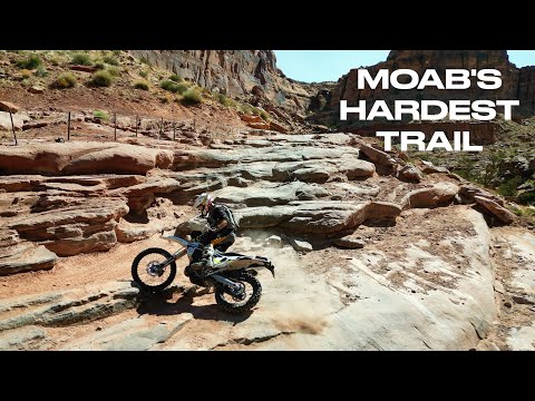 Mit einem DUALSPORT den SCHWIERIGSTEN Trail von Moab befahren