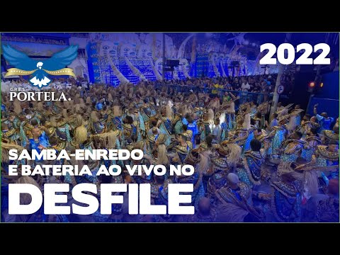 Portela 2022 | Inicio de desfile em 4K | Samba ao vivo - #DESFILES22