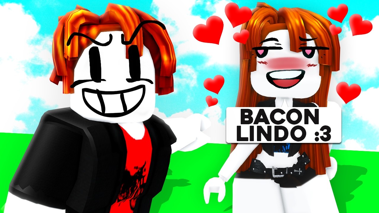 BACON TARADA DEU EM CIMA DE MIM NO ROBLOX 🤨(ainda tirou onda da minha cara)