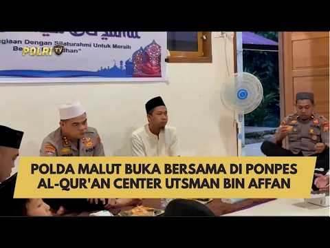POLDA MALUT BUKA BERSAMA DI PONPES AL-QUR'AN CENTER UTSMAN BIN AFFAN