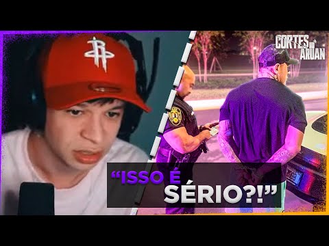 ARUAN REAGE A TOGURO FOI PRESO NA GRINGA * estamos preocupados* (CAIO ARAUJO) - Cortes do Aruan