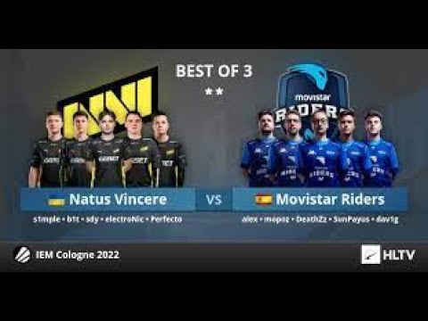 LIVE: Natus Vincere vs Movistar Riders - IEM Cologne 2022 - Group B #ESL #GAMING