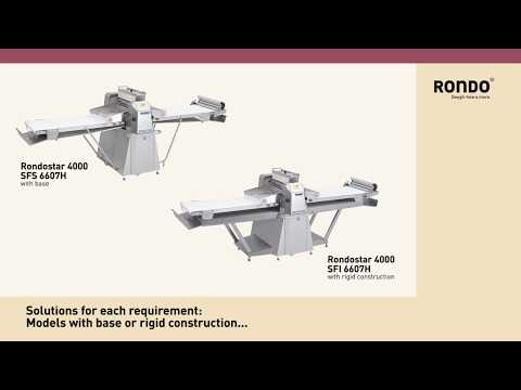 video 1, Laminoir avec farineur automatique 635x2720mm