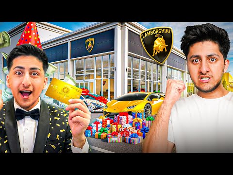 Giving My Credit Card To My Brother With *NO LIMITS* For His Birthday!